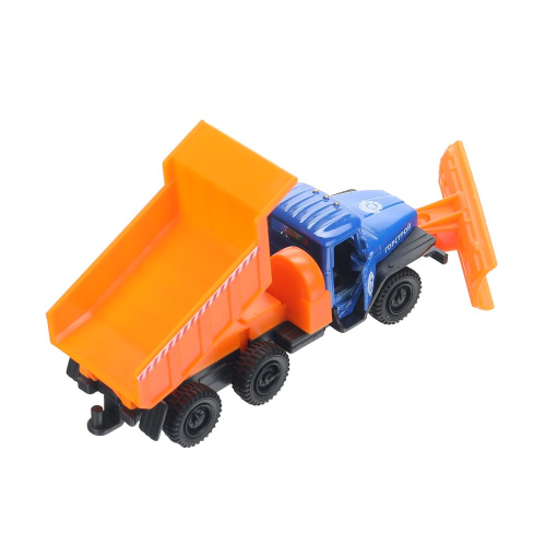 купить Машинка коллекционная металлическая ТехноПарк Урал снегоуборочная, 12 см, инерционная, в коробке