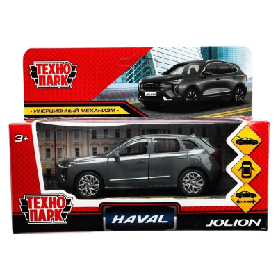 купить Машинка металлическая инерционная Технопарк  Haval Jolion 12 см. темно-серая