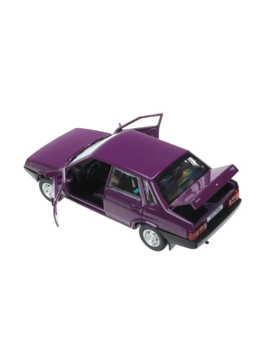 купить Машинка металлическая инерционная Технопарк LADA-21099 "СПУТНИК" 12 см, фиолетовая
