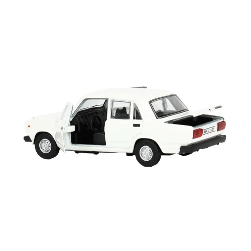 купить Машинка металлическая инерционная Технопарк ВАЗ-2107, 12 см,  белая