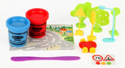 купить Игровой набор Маленький город, тесто для лепки