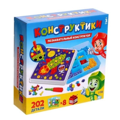 купить Конструктор винтовой "Конструктики",  202 детали Sl-02674   4348347