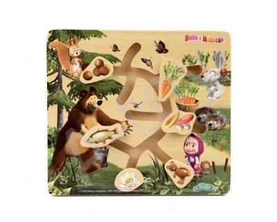купить Лабиринт Маша и ее друзья, Маша и Медведь (дерево)