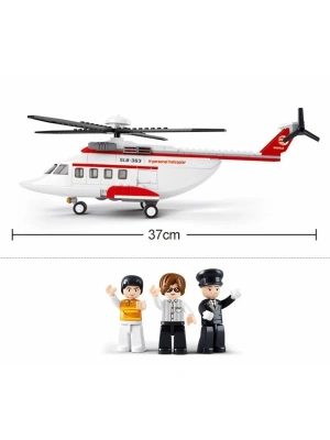 купить Sluban, Конструктор - Вертолет с фигурками, 259 дет., M38-B0363