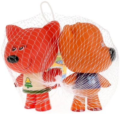 купить Капитошка, Игрушка пластизоль для ванны Ми-ми-мишки Лисичка и Кеша 2 шт, LX-M305