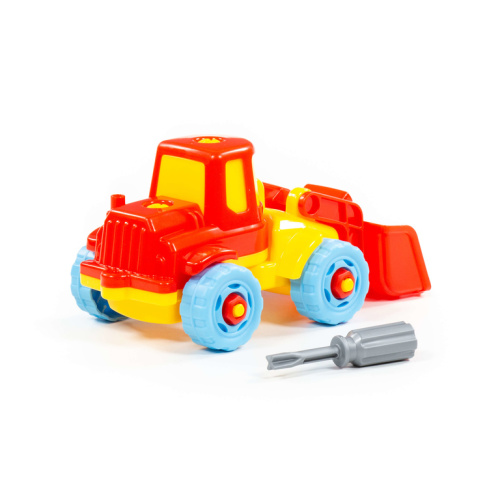 купить Полесье Конструктор-транспорт "Погрузчик" (20 элементов) (в пакете)