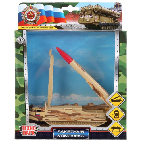 купить Технопарк, Машина металлическая, Ракетный комплекс, 15 см, SB-17-62-A(BR)-WB