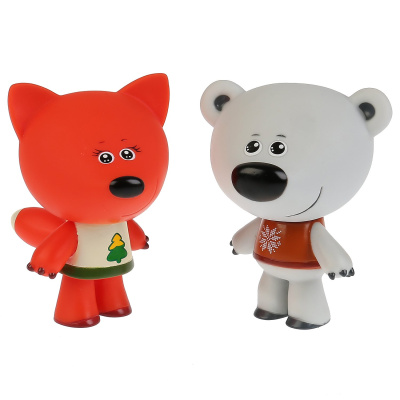 купить Капитошка, Игрушка пластизоль для ванны Ми-ми-мишки Лисичка и Тучка 2 шт. , LX-M306