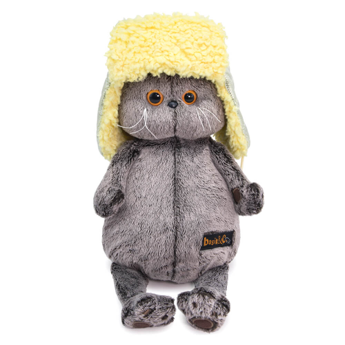 купить Кот Басик в стеганой шапке-ушанке