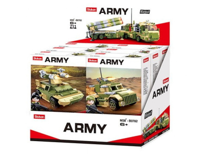 купить Sluban, Конструктор, серия Армия - Стационарная ракетная установка  (123 дет.), M38-B0782E