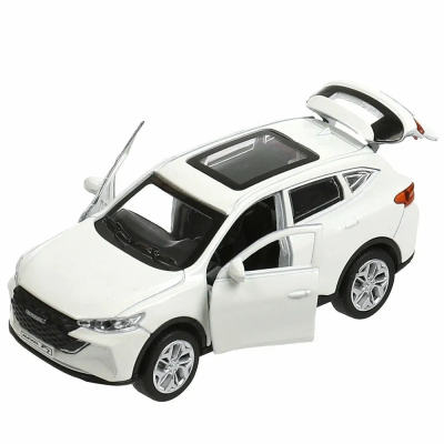 купить Машинка металлическая инерционная Технопарк  Haval f7   12 см. белая