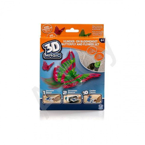 купить Набор для создания объемных моделей 3D Magic - Бабочка и цветок
