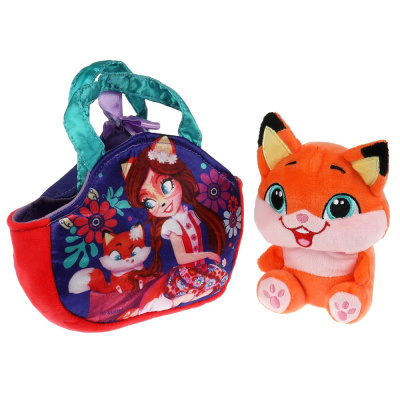 купить Мой питомец, Мягкая игрушка Enchantimals Лисичка в сумочке, CT-AD230016R4-19