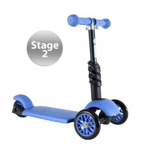 купить Самокат YVolution Glider 3 в 1, синий