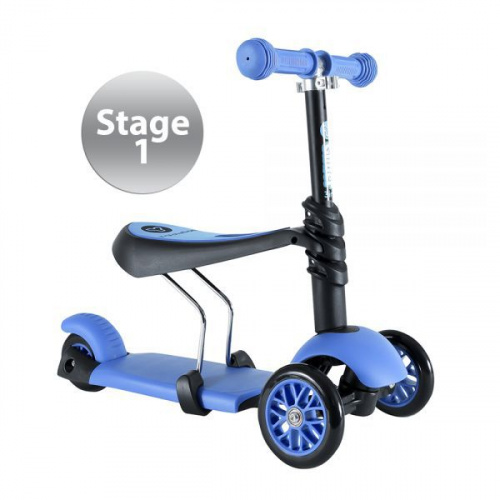 купить Самокат YVolution Glider 3 в 1, синий