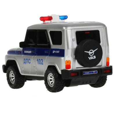 купить Технопарк, Полицейская Машинка на радиоуправлении - УАЗ Hunter, 18см, HUNTER-18L-POL-GY