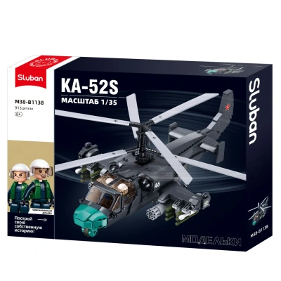 купить Конструктор Sluban "Вертолет КА-52С" (913 дет.) M38-B1138