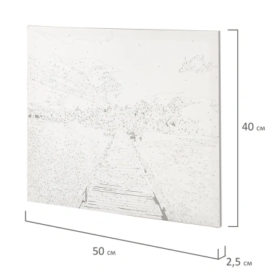 купить Картина по номерам 40х50 см, Остров сокровищ "Райское наслаждение", на подрамнике, акриловые краски