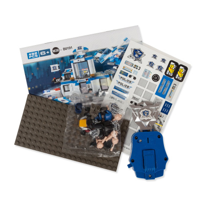 купить Sluban, Конструктор, серия Полиция - Полицейский спецназ (492 дет.),M38-B0191