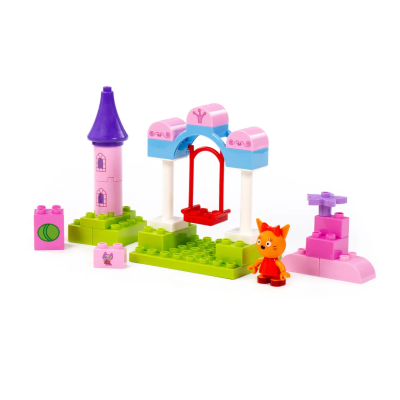 купить Конструктор Полесье "Макси" - "Три кота. Карамелька на качелях", 27 эл.