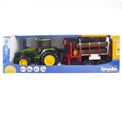 купить Трактор Bruder John Deere с мини погрузчиком 03-054