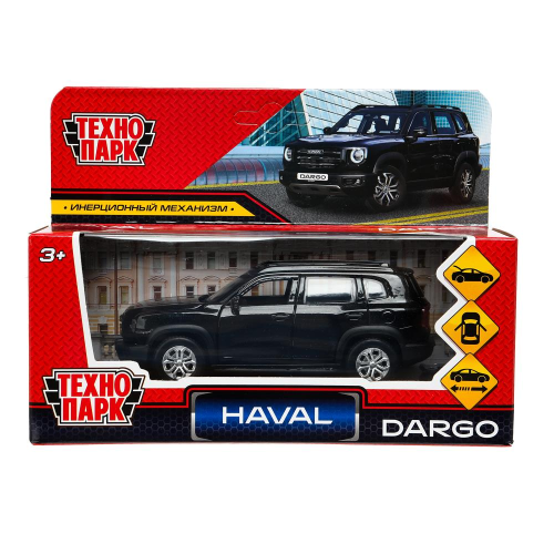 купить Машинка металлическая инерционная Технопарк HAVAL Dargo, 12 см, черная