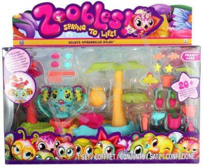 купить ZOOBLES Кошка Fuzzby, набор Салон красоты для Зублс