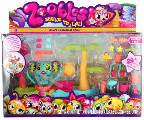 купить ZOOBLES Кошка Fuzzby, набор Салон красоты для Зублс