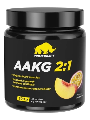 купить Аминокислота Prime Kraft AAKG 2:1, peach-passion fruit (персик-маракуйя) 200 г