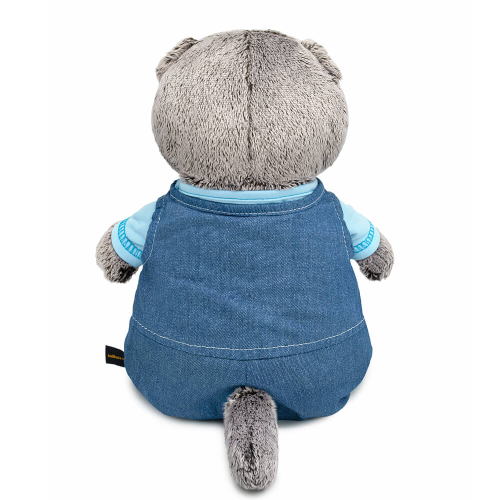купить Мягкая игрушка Budi Basa  Кот Басик в комбинезоне "Деним"