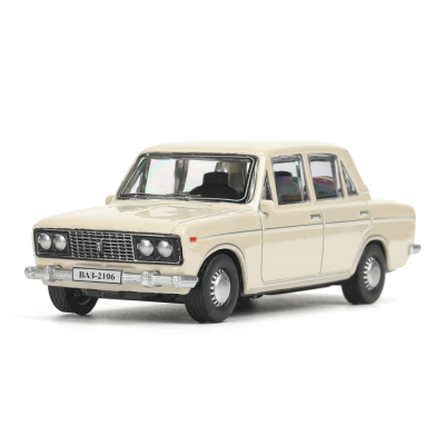 купить Машинка металлическая инерционная Технопарк LADA  2106 длина 10,5 см, бежевая