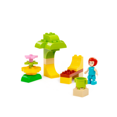 купить Конструктор Полесье серия Макси - Простоквашино. Мама на шезлонге (18 эл.,в коробке) 23357