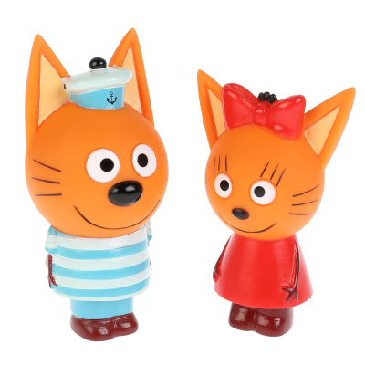 купить Капитошка, Игрушка пластизоль для ванны Три Кота Карамелька и Коржик, ST-FT1809-08 (100)