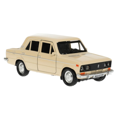 купить Машинка металлическая инерционная Технопарк ВАЗ-2106 ЖИГУЛИ,  12 см, бежевая