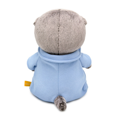 купить Мягкая игрушка Budi Basa, Басик BABY в голубом комбинезоне с сердечком