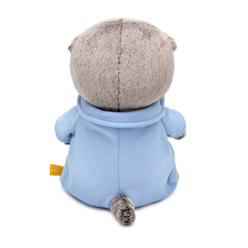 купить Мягкая игрушка Budi Basa, Басик BABY в голубом комбинезоне с сердечком