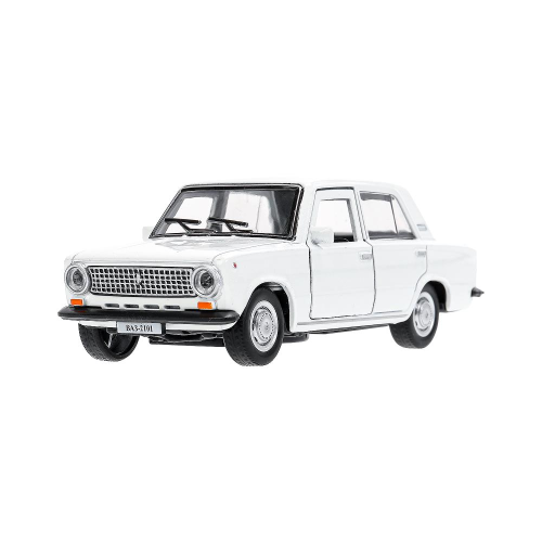 купить Машинка металлическая инерционная Технопарк ваз-2101, 12 см, белая
