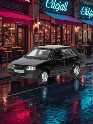 купить Машинка металлическая инерционная Технопарк LADA 21099"спутник",12см, черная