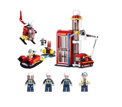 купить Конструктор Тренировочный центр, Sluban, серия Пожарная бригада, M38-B0628