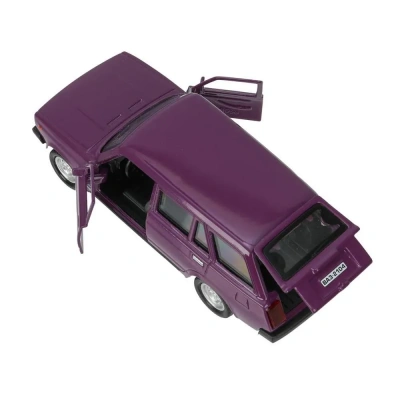 купить Машинка металлическая инерционная Технопарк ВАЗ-2104 Жигули 12 см,  цвет - баклажан