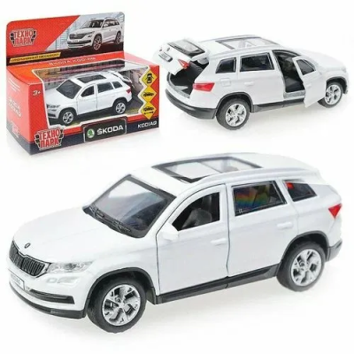 купить Машинка металлическая инерционная Технопарк  Skoda Kodiaq 12 см. белая