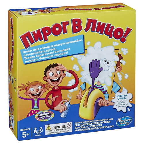 купить Игра настольная Hasbro Games Пирог в лицо B7063