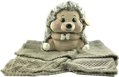 купить Мягкая игрушка Ежик с пледом