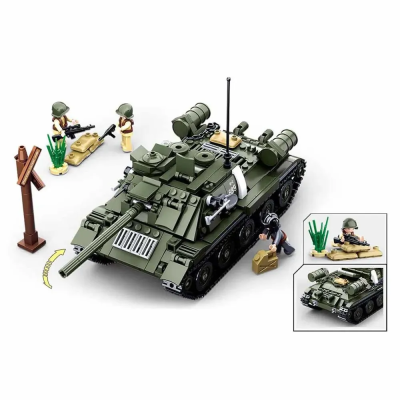 купить Конструктор Sluban Танк с фигурками, 687дет. M38-B0689