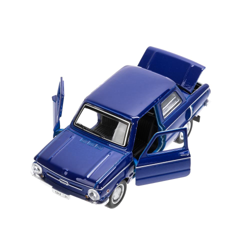 купить Машина металлическая инерционная Технопарк ретро-модель 12 см, синяя