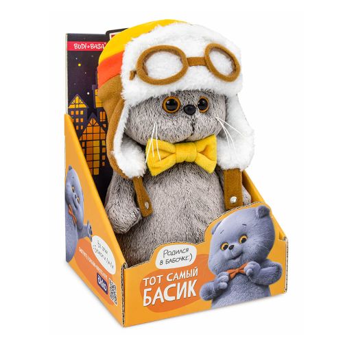 купить Мягкая игрушка Budi Basa Кот Басик "Авиатор", "Мультсериал"