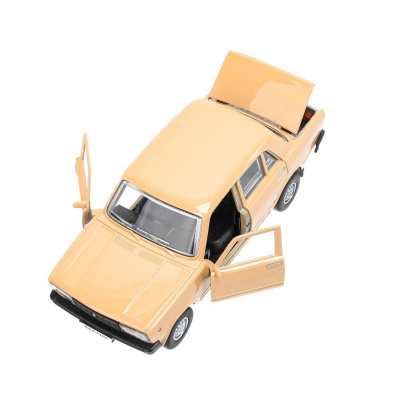 купить Машинка металлическая инерционная Технопарк LADA ваз-2105 (1997) 12 cm, бежевая