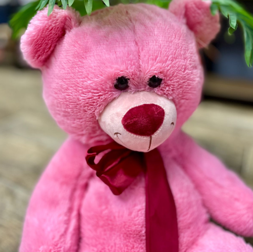 купить Мягкая игрушка Мишка, розовый 95 см