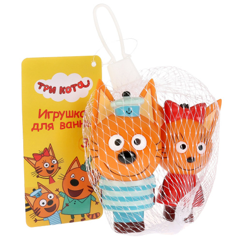 купить Капитошка, Игрушка пластизоль для ванны Три Кота Карамелька и Коржик, ST-FT1809-08 (100)