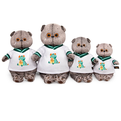 купить Кот Басик в футболке с дракончиком